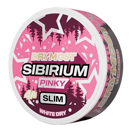 Табак жевательный DryMost - Sibirium Pinky Slim (Сибирский Малиновый Лимонад, 12 грамм) купить в Томске