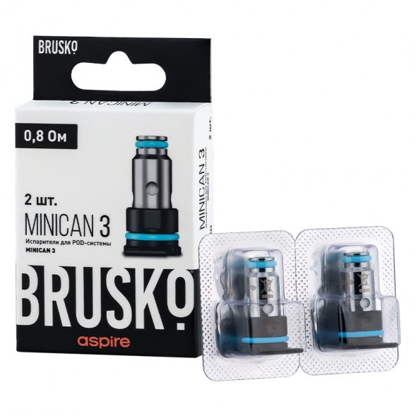 Испарители для Brusko Minican 3 (AF Mesh Coil, 0.8 Ом, 2 шт.) купить в Томске