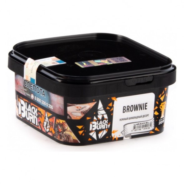 Табак BlackBurn - Brownie (Шоколадный Десерт, 200 грамм) купить в Томске