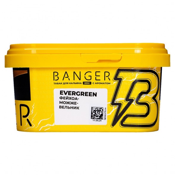 Табак Banger - Evergreen (Фейхоа Можжевельник, 200 грамм) купить в Томске