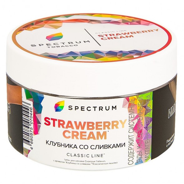 Табак Spectrum - Strawberry Cream (Клубника со Сливками, 200 грамм) купить в Томске