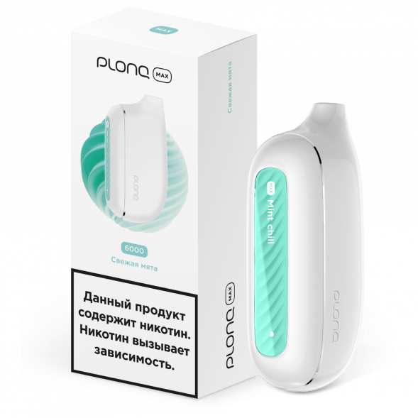 PLONQ MAX - Свежая Мята (6000 затяжек) купить в Томске