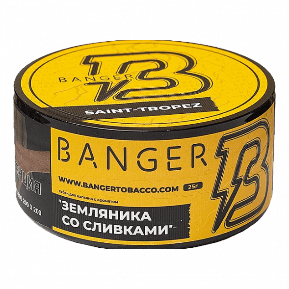Табак Banger - Saint-Tropez (Земляника со Сливками, 25 грамм) купить в Томске