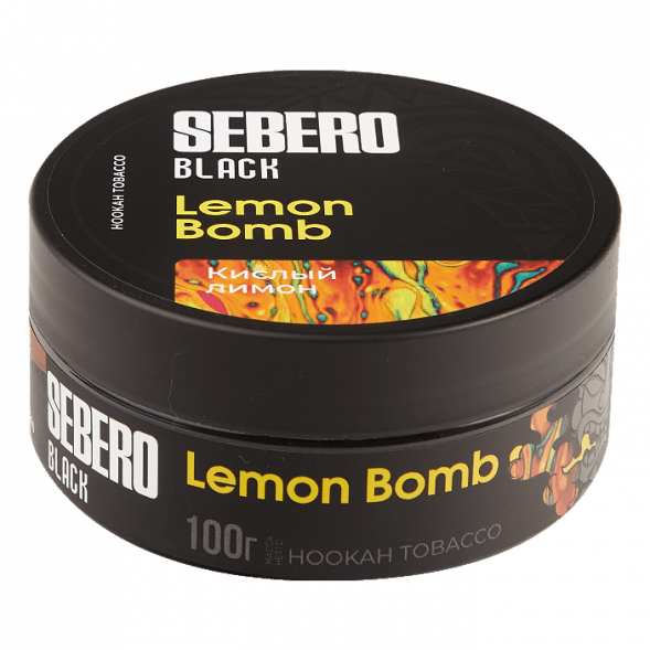 Табак Sebero Black - Lemon Bomb (Кислый Лимон, 100 грамм) купить в Томске