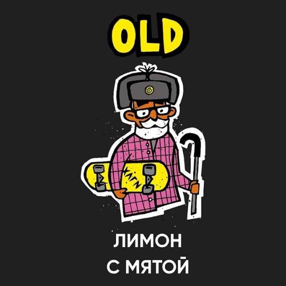 Табак Хулиган Hard - OLD (Лимон с Мятой, 200 грамм) купить в Томске