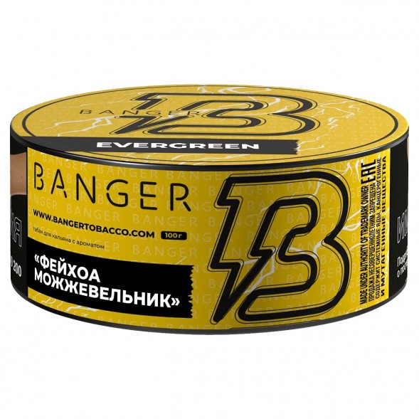 Табак Banger - Evergreen (Фейхоа Можжевельник, 100 грамм) купить в Томске