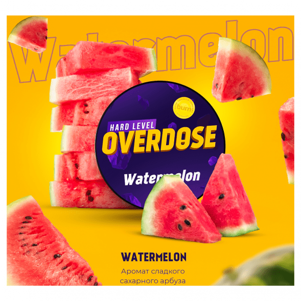 Табак Overdose - Watermelon (Сахарный Арбуз, 25 грамм) купить в Томске