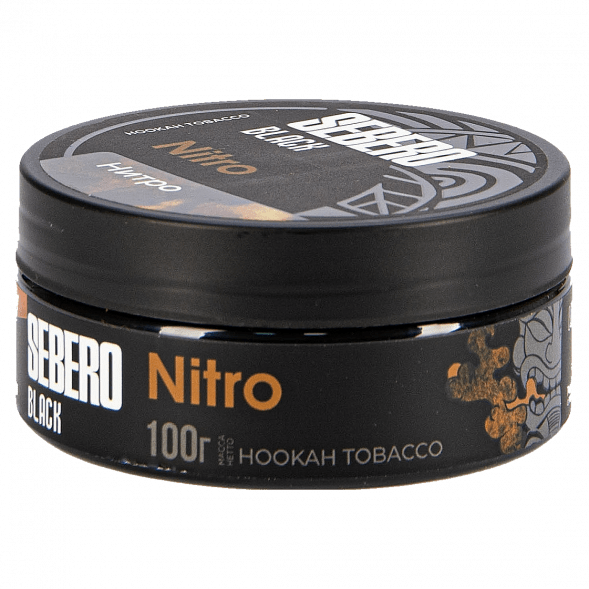 Табак Sebero Black - Nitro (Нитро, 100 грамм) купить в Томске