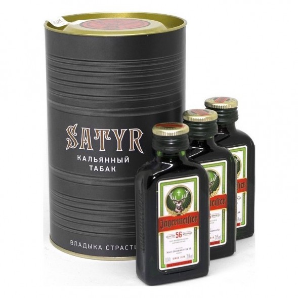 Табак Satyr Platinum - Jagermeister Limited Edition (Егермейстер Лимитед, 100 грамм) купить в Томске