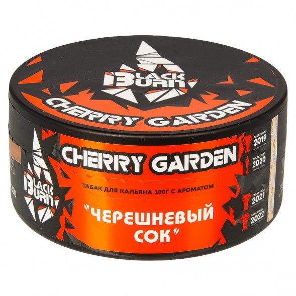 Табак BlackBurn - Cherry Garden (Черешневый Сок, 100 грамм) купить в Томске