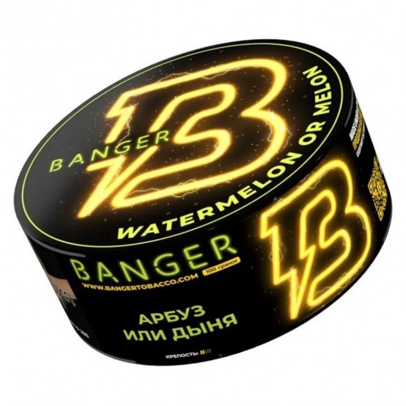 Табак Banger - Watermelon or Melon (Арбуз или Дыня, 25 грамм) купить в Томске