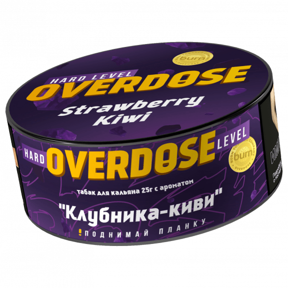 Табак Overdose - Strawberry Kiwi (Клубника и Киви, 25 грамм) купить в Томске