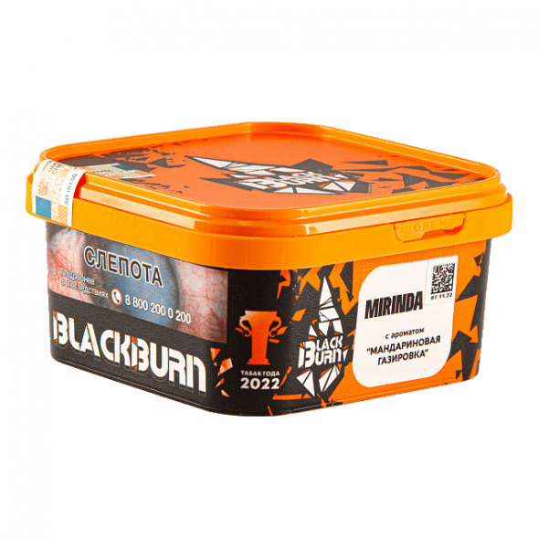 Табак BlackBurn - Mirinda (Мандариновая Газировка, 200 грамм) купить в Томске