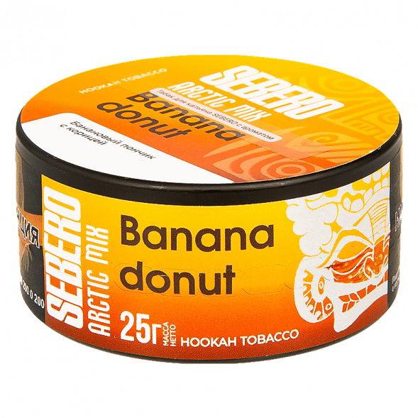 Табак Sebero Arctic Mix - Banana Donut (Банана Донат, 25 грамм) купить в Томске