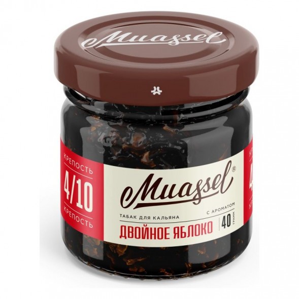 Табак Muassel Medium - Двойное Яблоко (40 грамм) купить в Томске