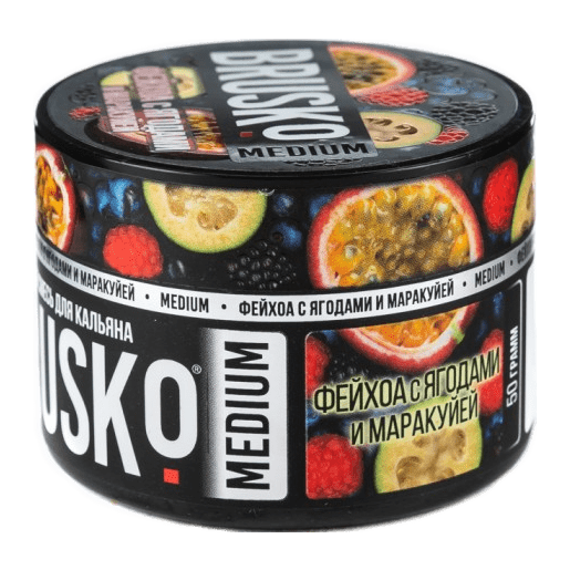 Смесь Brusko Medium - Фейхоа с Ягодами и Маракуйей (50 грамм) купить в Томске