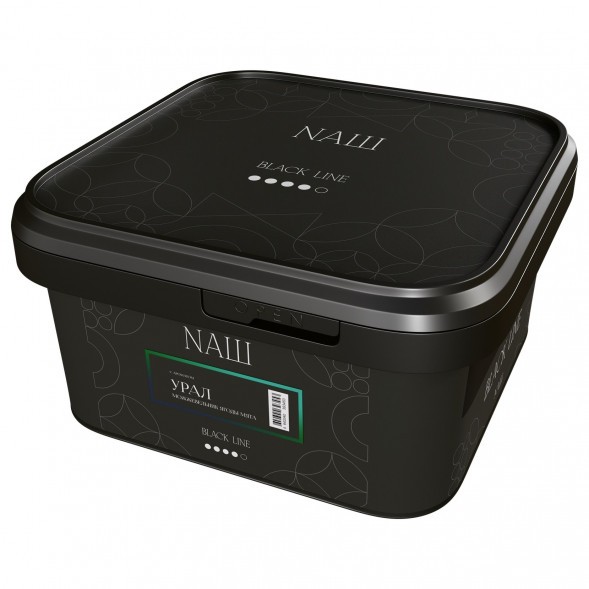 Табак NАШ BLACK - Урал (Можжевельник, Ягоды, Мята, 200 грамм) купить в Томске