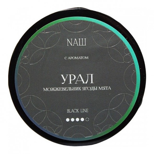 Табак NАШ BLACK - Урал (Можжевельник, Ягоды, Мята, 200 грамм) купить в Томске