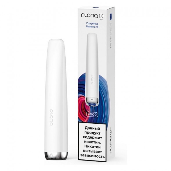 PLONQ PLUS PRO - Голубика Малина (Blueberry Raspberry, 4000 затяжек) купить в Томске