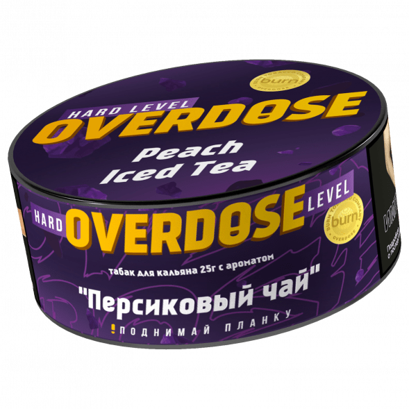 Табак Overdose - Peach Iced Tea (Холодный Персиковый Чай, 25 грамм) купить в Томске
