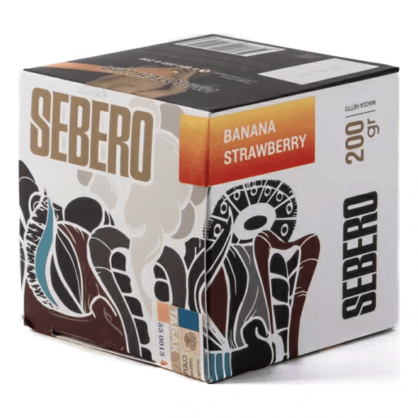 Табак Sebero - Banana Strawberry (Банан и Клубника, 200 грамм) купить в Томске
