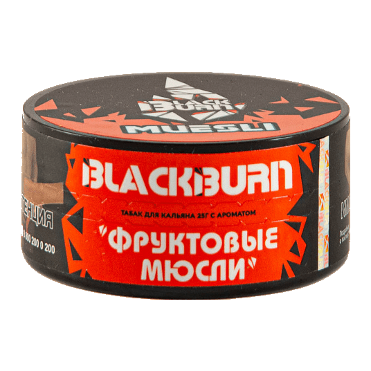 Табак BlackBurn - Muesli (Фруктовые Мюсли, 25 грамм) купить в Томске