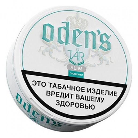 Табак жевательный ODENS - TAR Double Mint Slim (10 грамм, Россия) купить в Томске