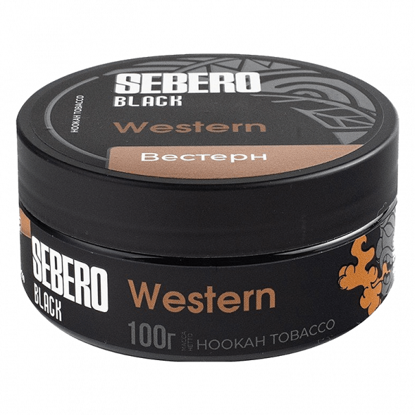 Табак Sebero Black - Western (Вестерн, 100 грамм) купить в Томске