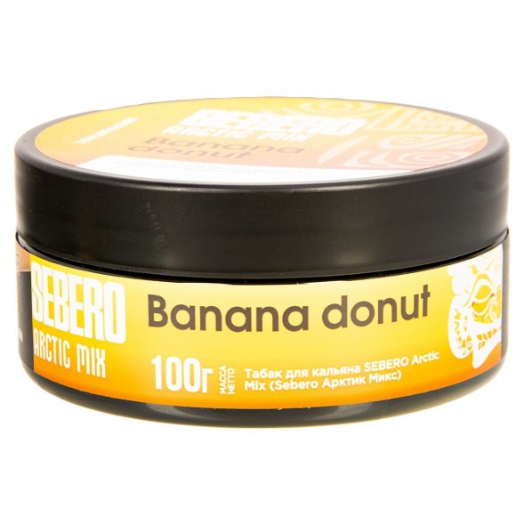 Табак Sebero Arctic Mix - Banana Donut (Банана Донат, 100 грамм) купить в Томске