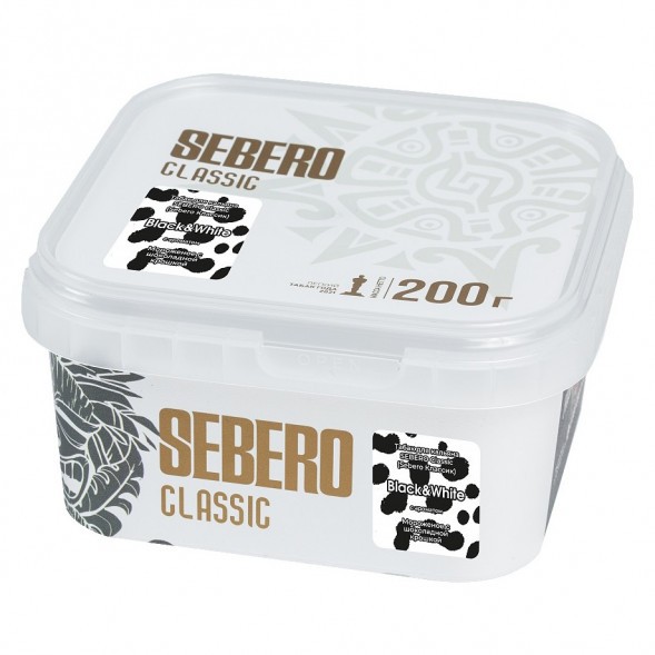 Табак Sebero - Black&amp;White (Мороженое с Шоколадной Крошкой, 200 грамм) купить в Томске