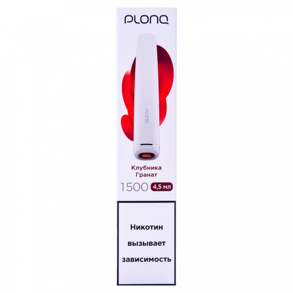 PLONQ PLUS - Клубника Гранат (1500 затяжек) купить в Томске