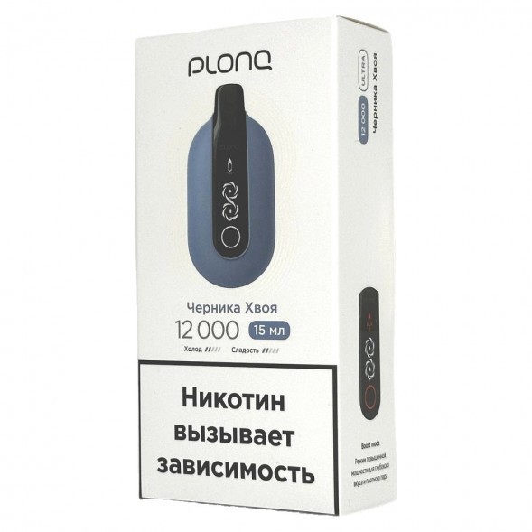 PLONQ ULTRA - Черника Хвоя (12000 затяжек) купить в Томске