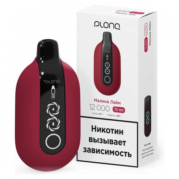 PLONQ ULTRA - Малина Лайм (12000 затяжек) купить в Томске
