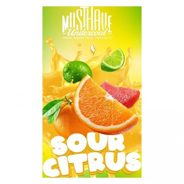 Табак Must Have - Sour Citrus (Кислый Цитрус, 25 грамм) купить в Томске