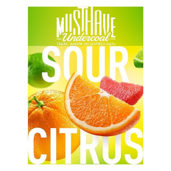 Табак Must Have - Sour Citrus (Кислый Цитрус, 25 грамм) купить в Томске