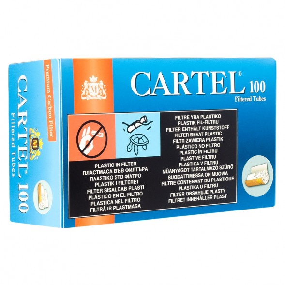 Гильзы сигаретные Cartel - Carbon 84x20 мм (100 штук) купить в Томске