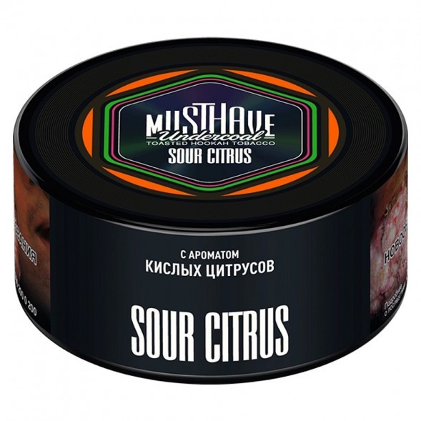 Табак Must Have - Sour Citrus (Кислый Цитрус, 125 грамм) купить в Томске