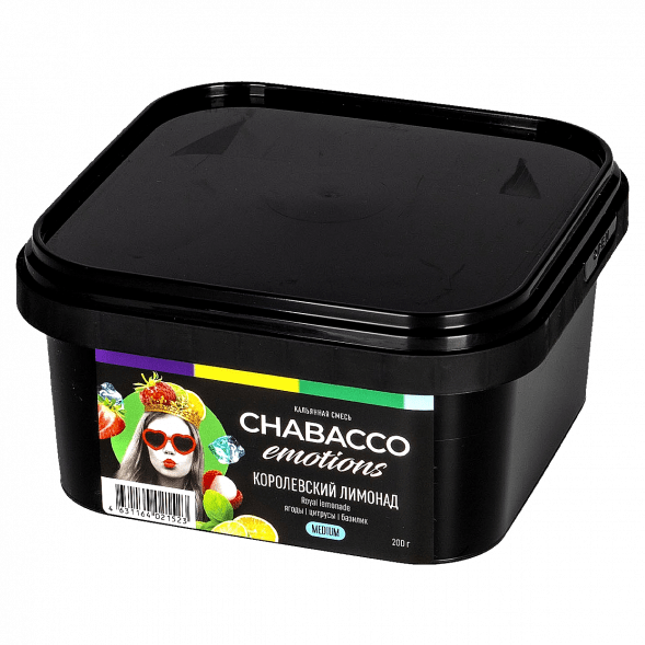 Смесь Chabacco Emotions MEDIUM - Royal Lemonade (Королевский Лимонад, 200 грамм) купить в Томске