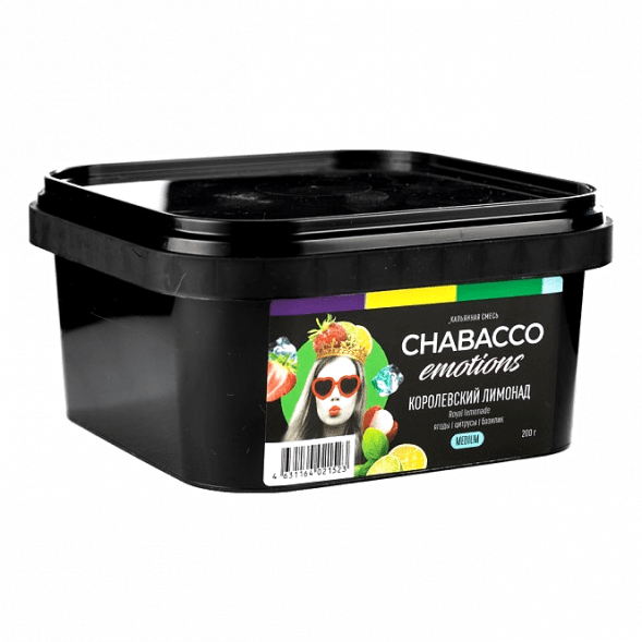Смесь Chabacco Emotions MEDIUM - Royal Lemonade (Королевский Лимонад, 200 грамм) купить в Томске