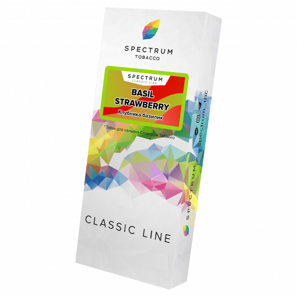 Табак Spectrum - Basil Strawberry (Клубника Базилик, 100 грамм) купить в Томске