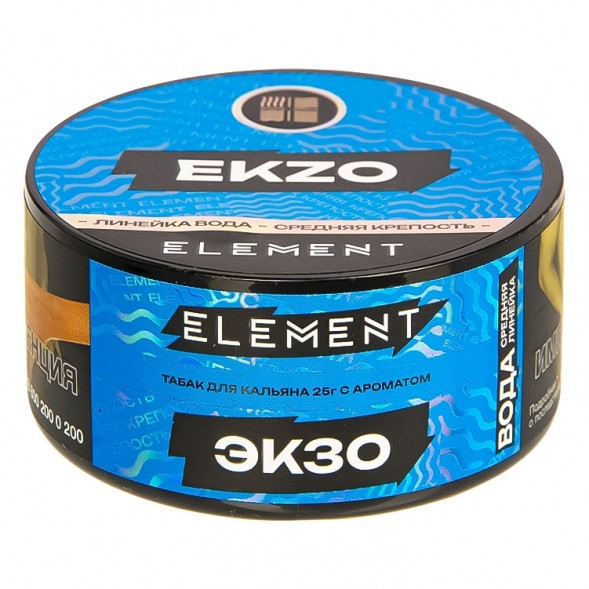 Табак Element Вода - Ekzo NEW (Экзо, 25 грамм) купить в Томске