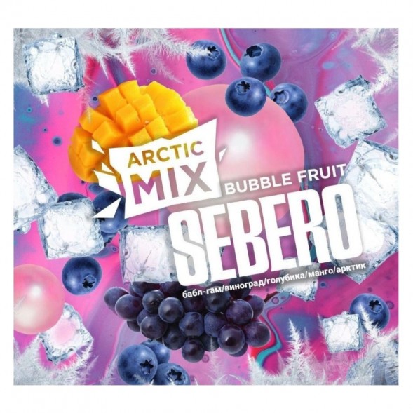 Табак Sebero Arctic Mix - Bubble Fruit (Фруктовая Жвачка, 25 грамм) купить в Томске