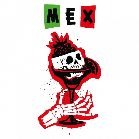 Табак Хулиган - MEX (Ежевичная Маргарита, 80 грамм) купить в Томске