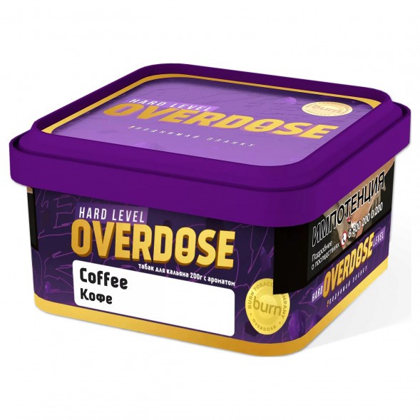 Табак Overdose - Coffee (Кофе, 200 грамм) купить в Томске