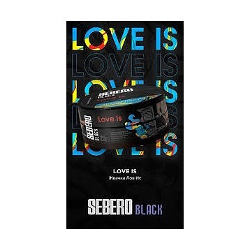 Табак Sebero Black - Love Is (Жвачка Лов Ис, 100 грамм) купить в Томске