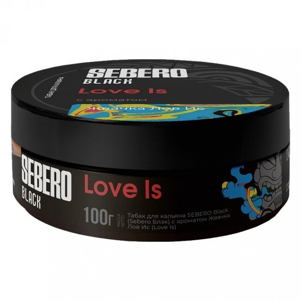 Табак Sebero Black - Love Is (Жвачка Лов Ис, 100 грамм) купить в Томске