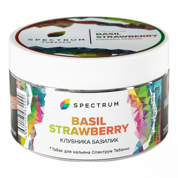 Табак Spectrum - Basil Strawberry (Клубника Базилик, 200 грамм) купить в Томске
