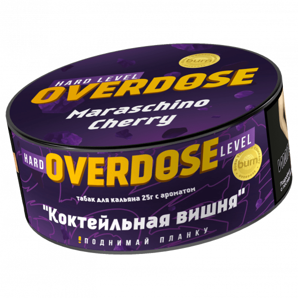 Табак Overdose - Maraschino Cherry (Коктейльная Вишня, 25 грамм) купить в Томске