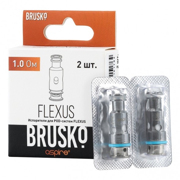 Испарители для Brusko Flexus (AF Mesh Coil, 1 Ом, 2 шт.) купить в Томске