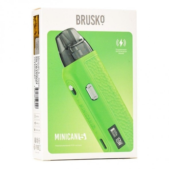 Электронная сигарета Brusko - Minican 5 (Зелёный) купить в Томске